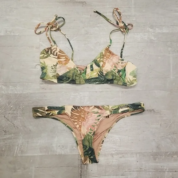 ๐VITAMIN A๐ Bikini Zuma Bralette (12 XL) & Hipster Bottom (10 Large) NWT - Picture 13 of 16